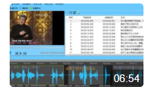 视频添加水印、切分、分离音频、手动打轴等实用功能